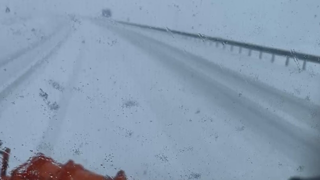 Karlıova'da kar yağışı (2)