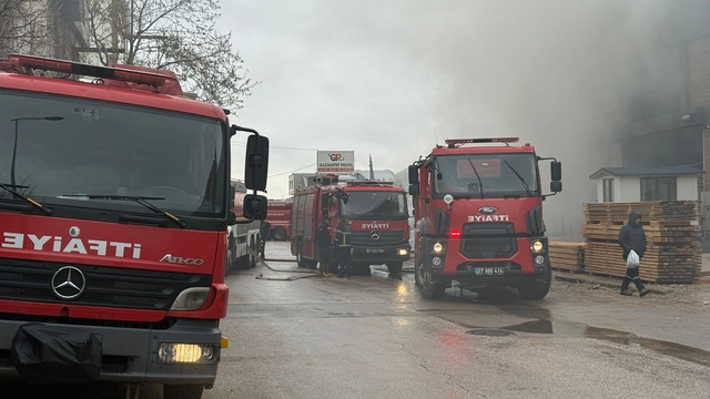 Gaziantep'te kereste imalathanesinde çıkan yangın kontrol altına alındı