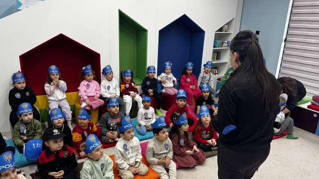 Miniklere polislik mesleği tanıtıldı