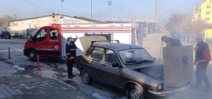 Tavşanlı'da araç yangını korkuttu