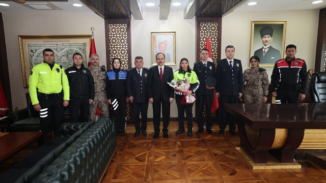 Siirt Emniyet Müdürü Öztürk'ten Vali Kızılkaya'ya ziyaret