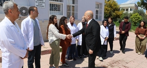 Nacar, Karataş’ta sağlık tesislerini inceledi