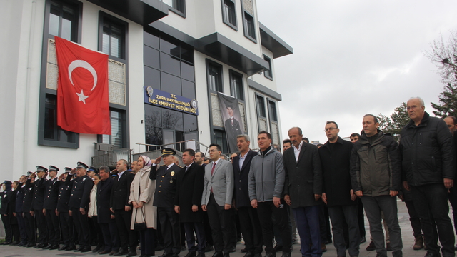 Zara'da Türk Polis Teşkilatı'nın 181. kuruluş yıl dönümü kutlandı