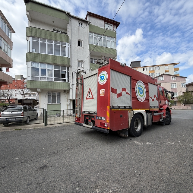 Mutfakta çıkan yangın söndürüldü