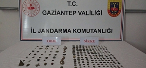 Gaziantep'te 191 adet sikke ele geçirildi: 1 gözaltı