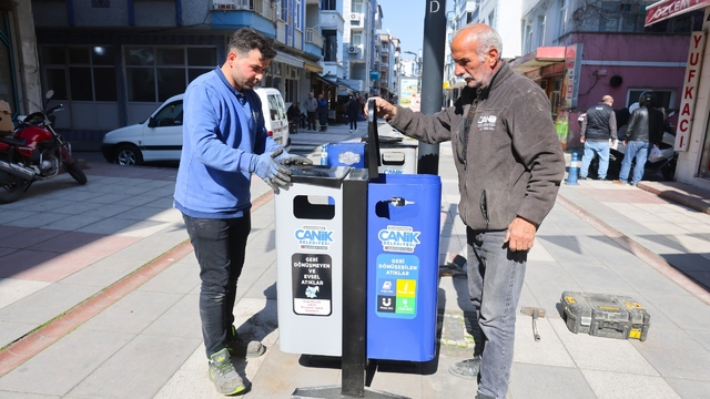 Canik'e yeni atık noktaları
