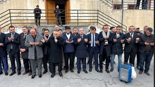 Hakkari'de İsrail'in Filistinli esirleri hedef alan "idam yasası"na tepki