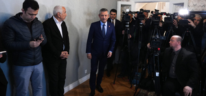 CHP Genel Başkanı Özel, Demokrat Parti Genel Başkanı Uysal'ı ziyaret etti: