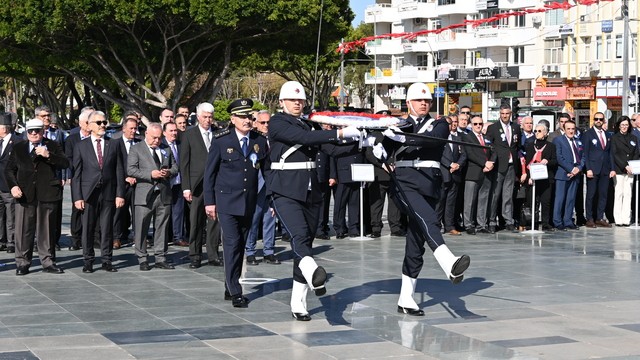Antalya ve çevre illerde Türk Polis Teşkilatının 181. kuruluş yıl dönümü kutlandı
