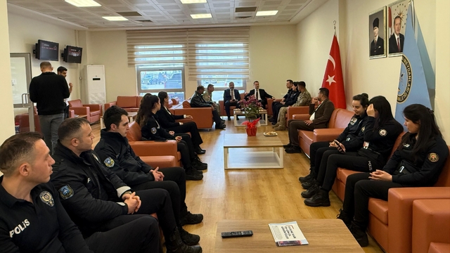 Havalimanında Polis Haftası kutlaması