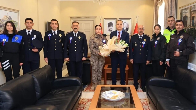 Muğla Valisi Akbıyık'tan Türk Polis Teşkilatı'nın 181. yılına özel kabul