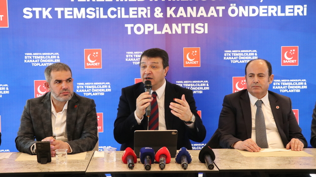 Saadet Partisi Genel Başkanı Arıkan, Siirt'te STK temsilcileriyle buluştu