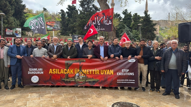 İsrail'in Filistinli esirlere yönelik "idam yasası" Gaziantep ve çevre illerde protesto edildi