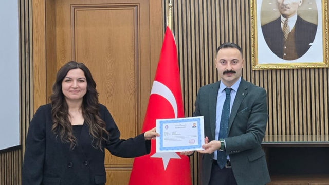 Havza'da 8 emniyet personeline başarı belgesi verildi