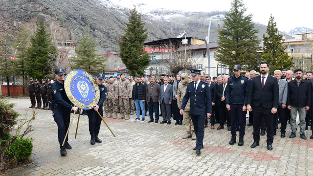 Çatak'ta Türk Polis Teşkilatı'nın 181. kuruluş yılı kutlandı