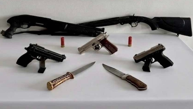 Erzurum'da yasa dışı silahlanmanın önlenmesine yönelik operasyonda 2 zanlı yakalandı