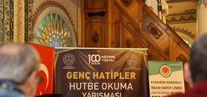 Karabük'te "Genç Hatipler Hutbe Okuma Yarışması Bölge Finali" yapıldı