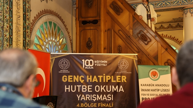 Karabük'te "Genç Hatipler Hutbe Okuma Yarışması Bölge Finali" yapıldı
