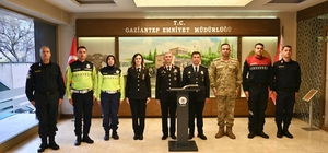 Jandarmadan emniyete anlamlı ziyaret