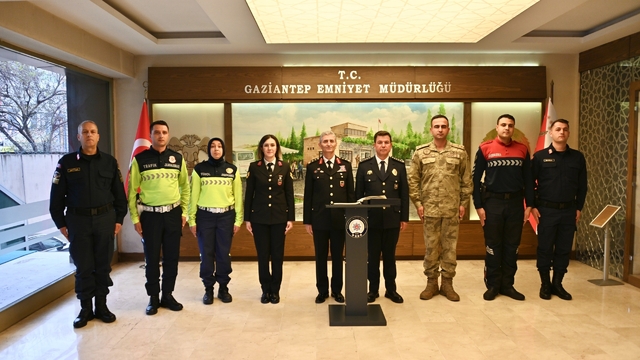 Jandarmadan emniyete anlamlı ziyaret