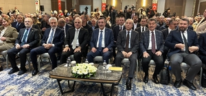 Cumhurbaşkanı Yardımcısı Yılmaz: ''Herkesin diline, üslubuna, yaklaşımına çok dikkat etmesi gereken bir süreçten geçtiğimizi de ifade etmek istiyorum'' ''Bu süreçle birlikte hem demokrasi hem de kalkınma açısından yeni bir ortam atmosferin oluşması şeklinde düşünülmelidir’’