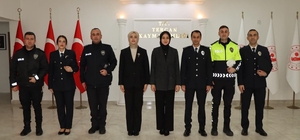 Tercan'da Polis Haftası etkinlikleri kapsamında ziyaretler gerçekleştirildi