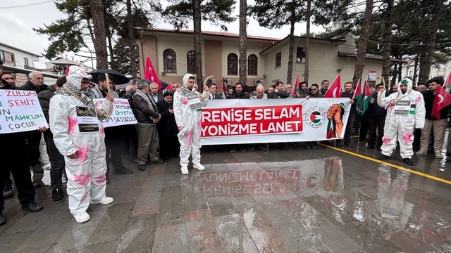 Erzincan'da Filistin için tek yürek çağrısı