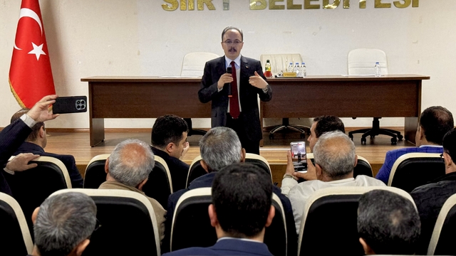 Siirt'te altyapı ve su tarifelerine yönelik bilgilendirme toplantısı düzenlendi