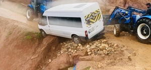 Siirt'te şiddetli yağış hayatı olumsuz etkiledi