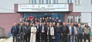 AK Parti Manyas ilçe teşkilatı muhtarlarla istişare toplantısı yaptı