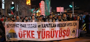 Gaziantep'te Filistin'e destek yürüyüşü düzenlendi