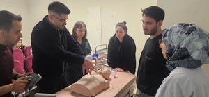 Sinop'ta sağlıkçılara "ileri yaşam desteği" eğitimi