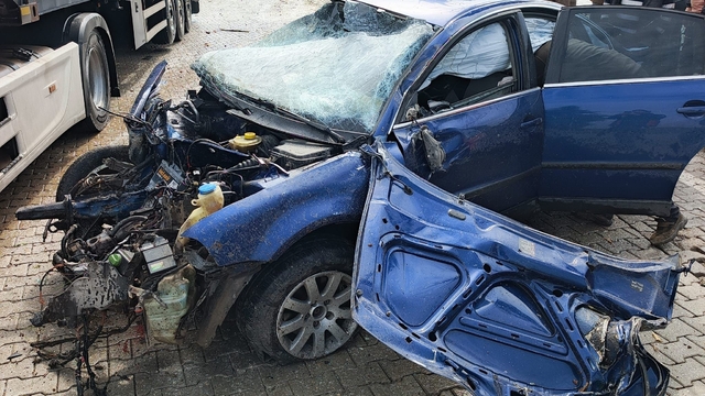 Kahramanmaraş'ta trafik kazası: 1 yaralı