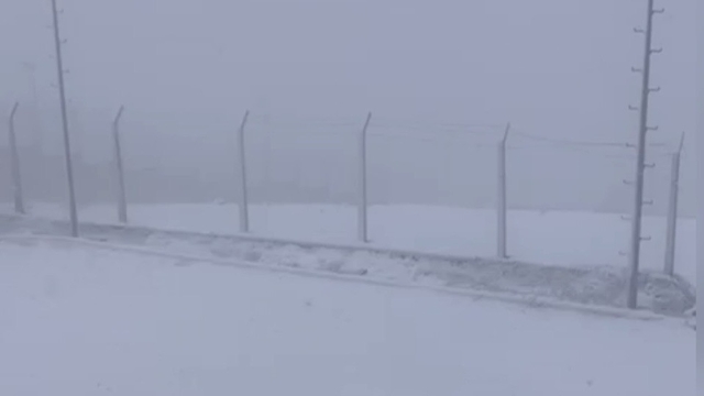 Osmaniye'de yüksek kesimlere kar yağdı