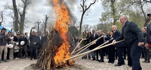 Edirne'de ertelenen Nevruz Bayramı coşkuyla kutlandı