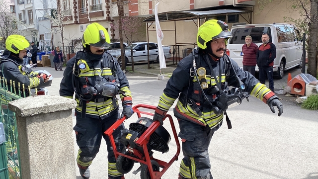 Prizde unutulan saç kurutma makinesi yangın çıkarttı, ekipler harekete geçti