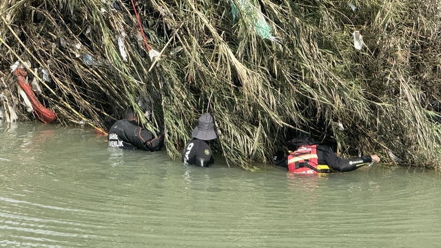 Akıntıya kapılan genci arama çalışmaları 8. gününde sürüyor