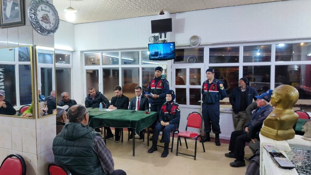 Edirne'de köylerde uyuşturucu ile mücadele çalışması