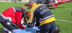 Kulu’da kalp rahatsızlığı geçiren vatandaşa hava ambulansı