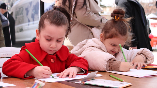 Kastamonu'da "Minik Kalplerden Filistin İçin Umut Balonları" etkinliği düzenlendi