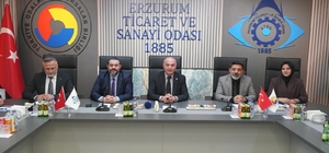 ERSİAD heyetinden ETSO’ya ziyaret: Erzurum’un stratejik önemi masaya yatırıldı