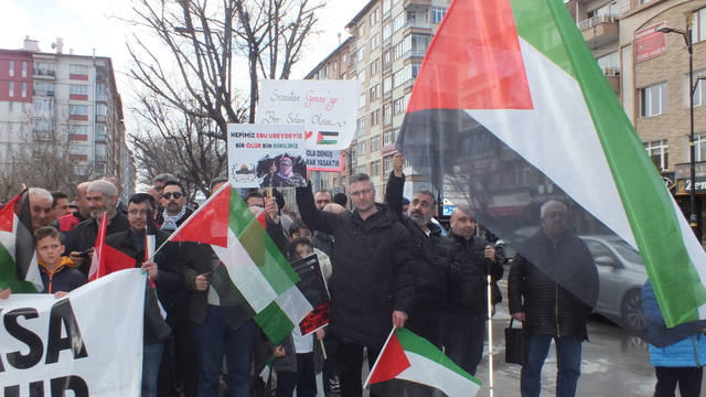Sivas'ta "Mescid-i Aksa'ya özgürlük" eylemi düzenlendi