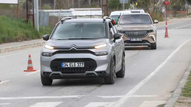 Kırklareli'de Filistin'e destek konvoyu düzenlendi