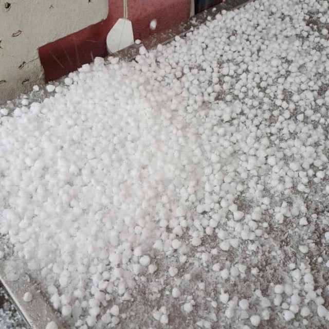 Çankırı'da dolu yağışı etkili oldu