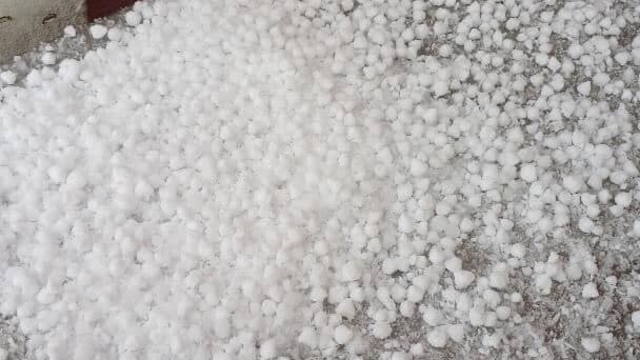 Çankırı'da dolu yağışı etkili oldu