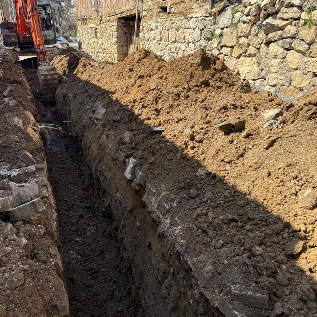 Saraycık köyünde altyapı yenilendi