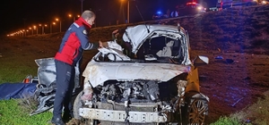 Şırnak'ta devrilen hafif ticari araçtaki 1 kişi öldü, 1 kişi yaralandı