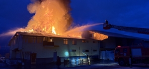 Kastamonu’da fabrika yangını