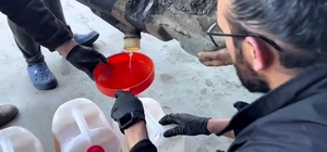 Yakıt deposunda 48 kilo sıvı metamfetamin ele geçirildi