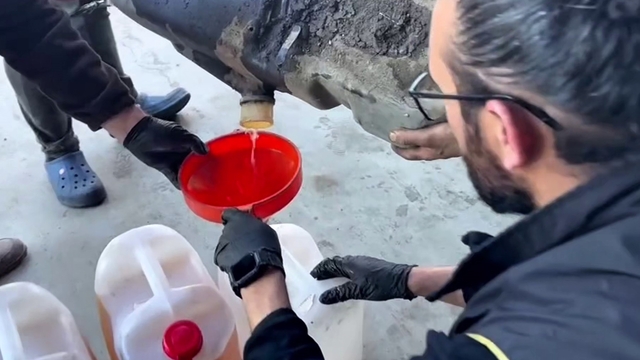 Yakıt deposunda 48 kilo sıvı metamfetamin ele geçirildi